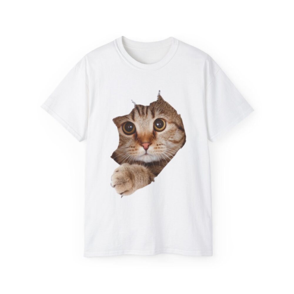 Cotton Men and Womrn Cat Tshirt