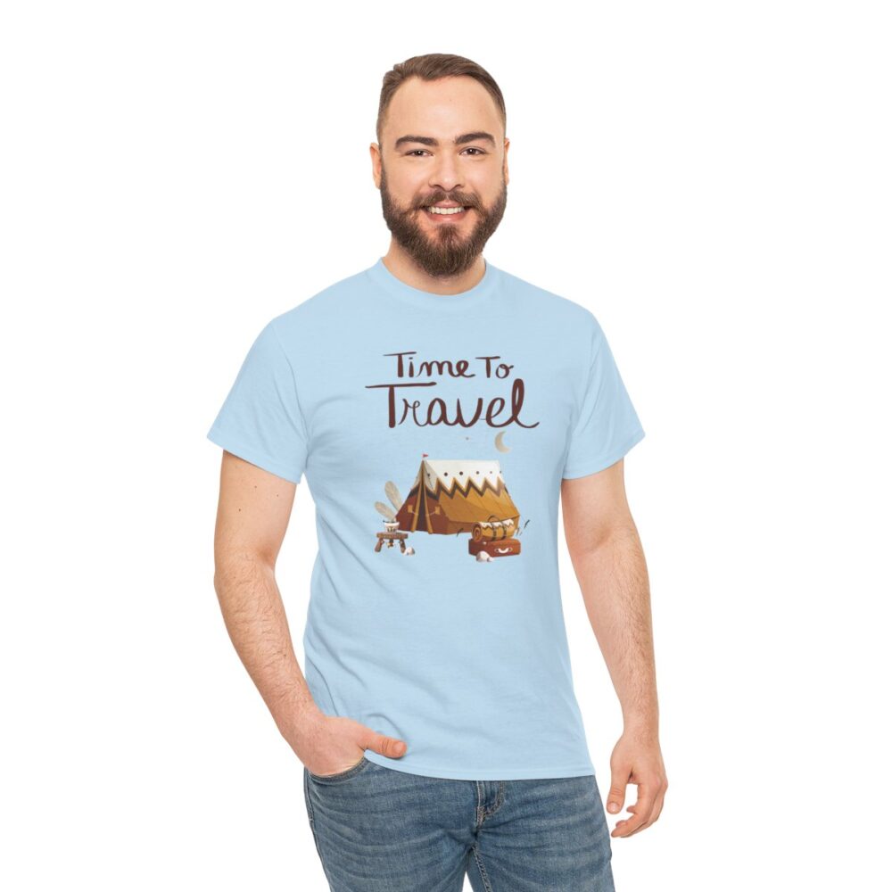 Time to Travel- Cotton Tee/Tshirt for Men and Women - Image 5