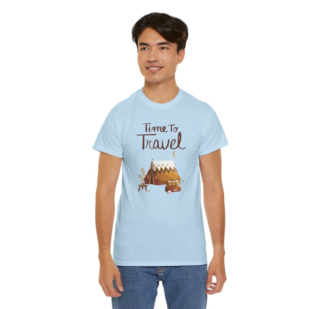 Time to Travel- Cotton Tee/Tshirt for Men and Women - Image 7