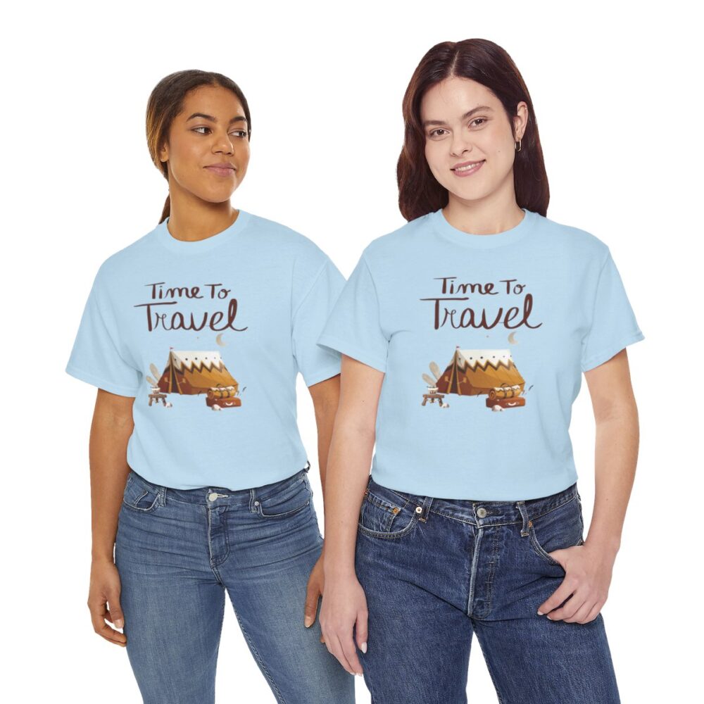 Time to Travel- Cotton Tee/Tshirt for Men and Women - Image 9