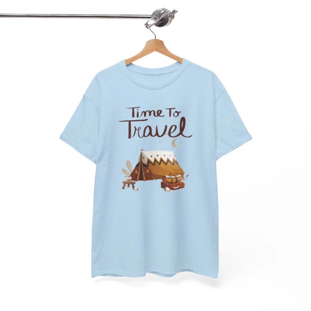 Time to Travel- Cotton Tee/Tshirt for Men and Women - Image 3