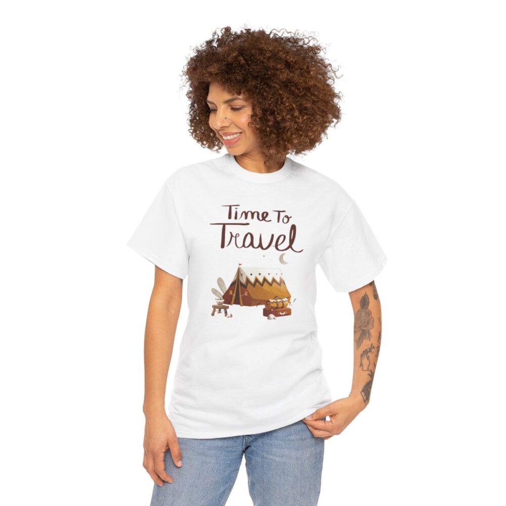 Time to Travel- Cotton Tee/Tshirt for Men and Women - Image 11