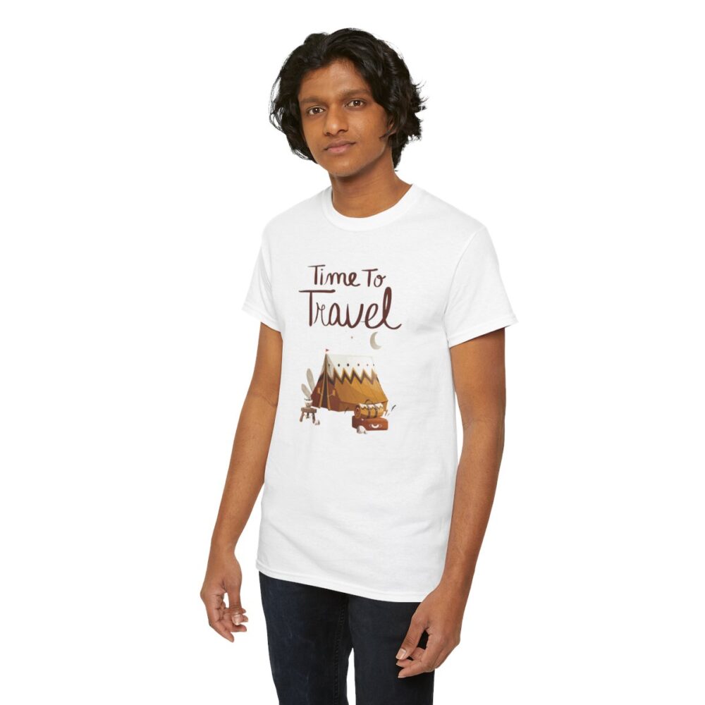 Time to Travel- Cotton Tee/Tshirt for Men and Women - Image 13