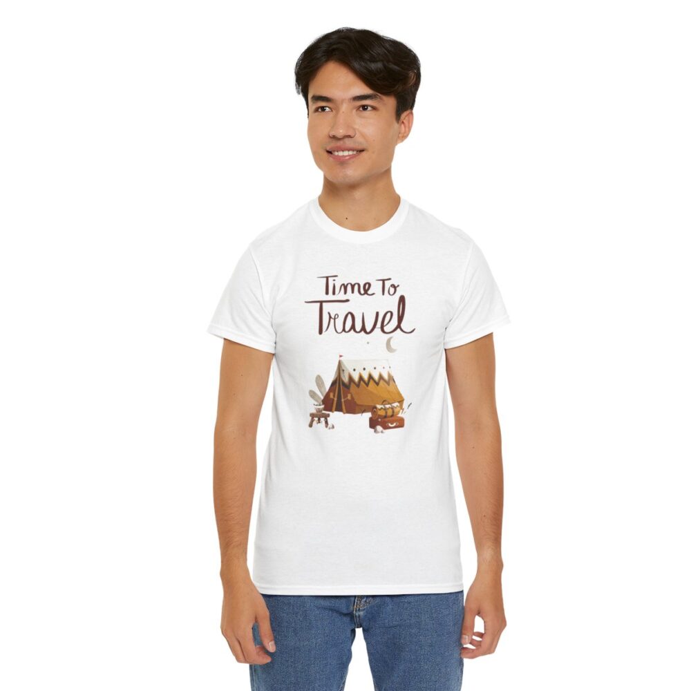 Time to Travel- Cotton Tee/Tshirt for Men and Women - Image 14